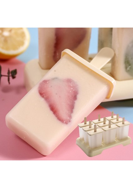 Çubuksuz 4 Izgara 2/4/6 Izgaralar Kare Şekli Dondurma Kalıp Dıy El Yapımı Tatlı Meyve Üreticisi Yeniden Kullanılabilir Buz Küpü Tepsisi Popsicle Ev Dondurma Makinesi (Yurt Dışından) fırsatları