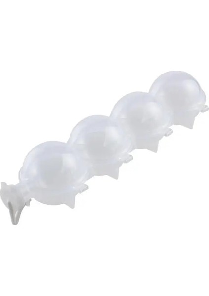 Küçük 4 Delik Büyük Küre Buz Kalıp Tepsisi Viski Buz Küresi Makinesi Buz Topları Esnek Silikon Buz Küpü Kalıp Tepsisi Viski Votka Yuvarlak Buz Kutusu (Yurt Dışından) fiyatları