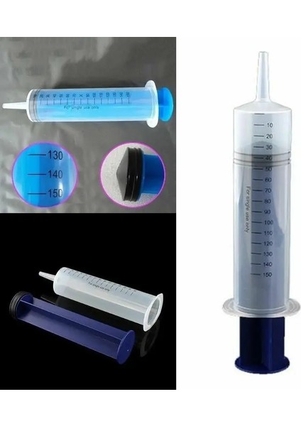 SYRINGE60ML 1 Adet 50/60/100/150/200/300ML Kapasiteli Plastik Şırınga Yeniden Kullanılabilir Pompa Yağı Ölçüm Topraksız Laboratuvar Aracı Şırınga Uzun Tüp 1-10 Adet (Yurt Dışından)
