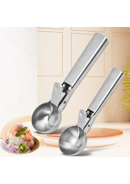 Küçük Yaratıcı Ribaund Meyve Kaşığı Yapışmaz Kolay Temizlenen Buz Topu Makinesi Meyve Püresi Patates SCVD889 (Yurt Dışından)