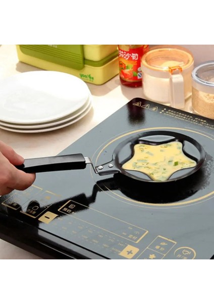 Kurbağa Kullanışlı Pürüzsüz Kenar Yumurta Tavası Asılı Delik Tasarımı Hatta Isıtma Mini Taşınabilir Kalp Şekli Kızarmış Yumurta Kalıp Kahvaltı Kızartma Tavası (Yurt Dışından) fiyatları