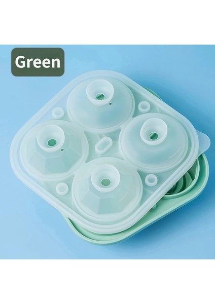 Yeşil 3D Gül Elmas Buz Kalıbı Büyük Buz Küpü Tepsisi 4 Dev Sevimli Çiçek Şekilli Buz Küpleri Yapın, Silikon Kauçuk Eğlenceli Büyük Buz Topu Makinesi (Yurt Dışından) fiyatları