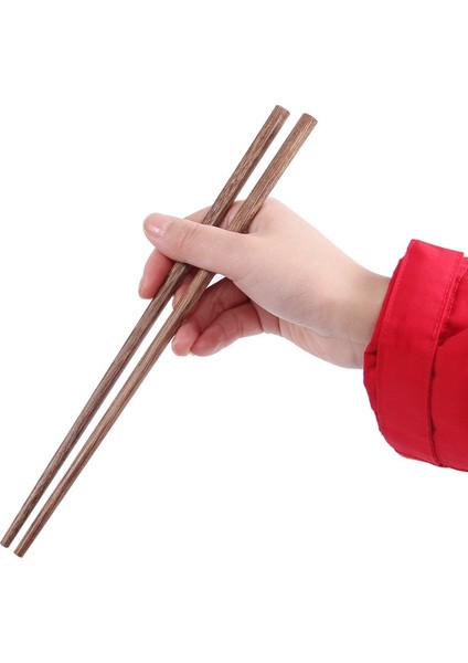 C 5 Çift Çin Ahşap Çubuklarını Yeniden Kullanılabilir Çevre Dostu Doğal Ahşap Kore Suşi Gıda Suşi Çubuklarını Kılıf ile Set 25 cm (Yurt Dışından) modelleri