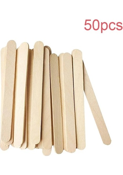 50 Adet Dondurma Çubuğu Saf Doğal Ahşap Pop Ahşap Dıy Dondurulmuş Çubuk Şekerleme Dondurma Çubukları Buzlu Şeker Aksesuarları Dropshipping (Yurt Dışından)