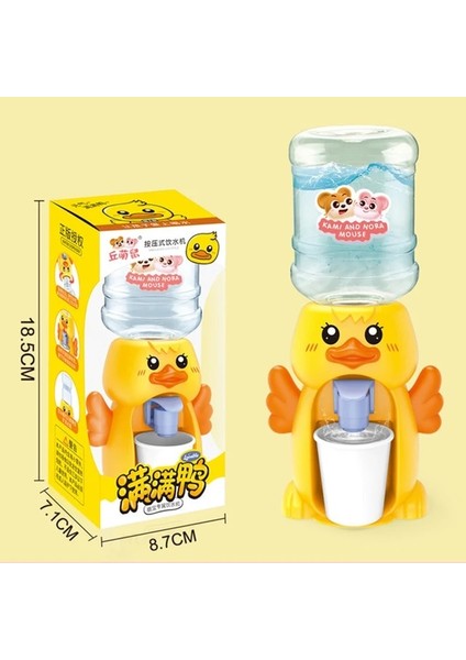 Küçük Sarı Ördek Mini Su Sebili Bebek Oyuncak Içme Suyu El Basın Su Şişesi Pompası Soğutucu Gerçekçi Sevimli Çocuk Cosplay Sahne Ev (Yurt Dışından)