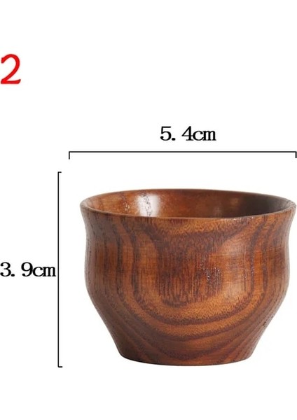Stil 2 Ahşap Büyük Göbek Bardak El Yapımı Doğal Ladin Ahşap Bardak Bira Çay Kahve Süt Su Bardağı Mutfak Bar Drinkware Mutfak Için (Yurt Dışından)