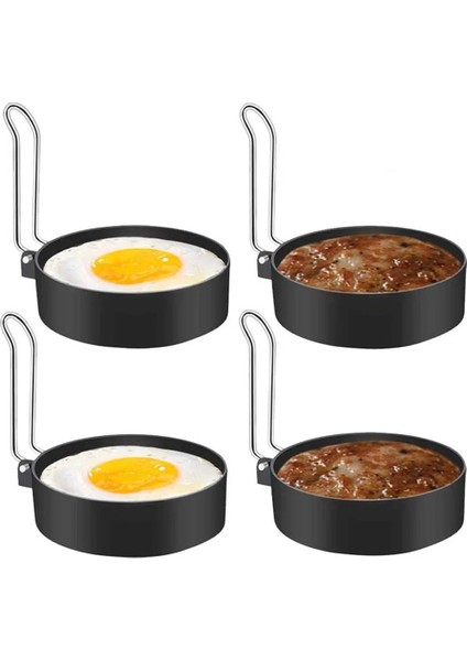 1 Adet Paslanmaz Çelik Kızarmış Yumurta Şekillendirici Gözleme Formu Yumurta Gözleme Halka Yapımcısı Yuvarlak Yumurta Kalıp Omlet Formu Yapışmaz Pişirme Araçları (Yurt Dışından)