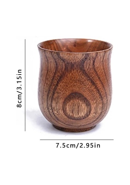 06 Ahşap Büyük Göbek Bardak El Yapımı Doğal Ladin Ahşap Bardak Bira Çay Kahve Süt Su Bardağı Mutfak Bar Parti Drinkware Bardak (Yurt Dışından)