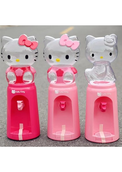 Pembe Ketty Mini Karikatür Su Sebili Çocuk Yurdu Ofis Masası Için Sevimli Su Sebili Kawaii Anime Figürleri Içme Çeşmesi 2000 ml (Yurt Dışından) fiyatları