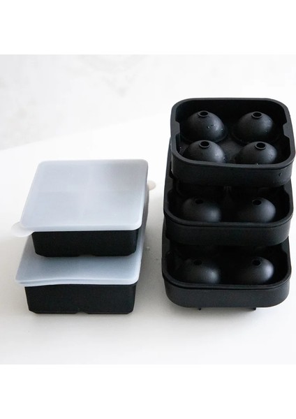 6 Izgara Yuvarlak 4/6/8 Izgara Büyük Buz Tepsisi Kalıp Kutusu Büyük Gıda Sınıfı Silikon Buz Küpü Kare Tepsi Kalıp Diy Bar Pub Şarap Buz Blokları Makinesi Modeli (Yurt Dışından) indirimleri