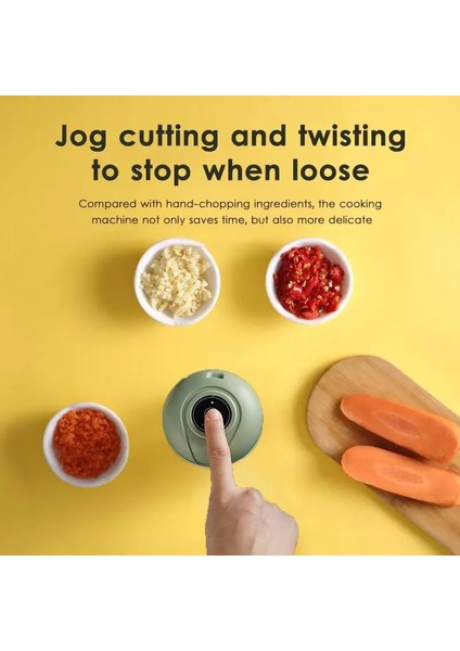 100 ml Yeşil Mini Elektrikli Mutfak Kıyıcı Sarımsak Ezici Kıyma Makinesi Gıda Sarımsak Sebze Kesicisi Kırıcı Şarj Edilebilir Mutfak Robotu (Yurt Dışından) indirimleri