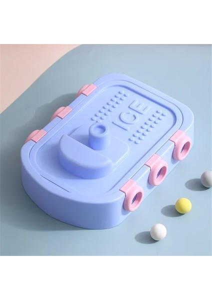 Mavi 1 Adet 6 Delik Dıy Dondurma Pops Silikon Kalıp Çocuk Kesim Dondurma Topu Makinesi Popsicles Kalıpları Bebek Sarsıntı Mutfak Aksesuarları Aracı (Yurt Dışından)