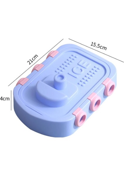 Mavi 1 Adet 6 Delik Dıy Dondurma Pops Silikon Kalıp Çocuk Kesim Dondurma Topu Makinesi Popsicles Kalıpları Bebek Sarsıntı Mutfak Aksesuarları Aracı (Yurt Dışından) modelleri