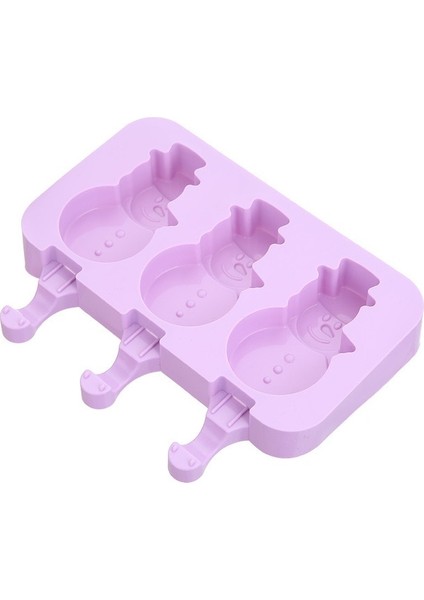 G Silikon Dondurma Kalıp Kapaklı El Yapımı Çevre Dostu Popsicle Mousse Tatlı Dondurucu Suyu Buz Küpü Tepsi Varil Maker Kalıp (Yurt Dışından)