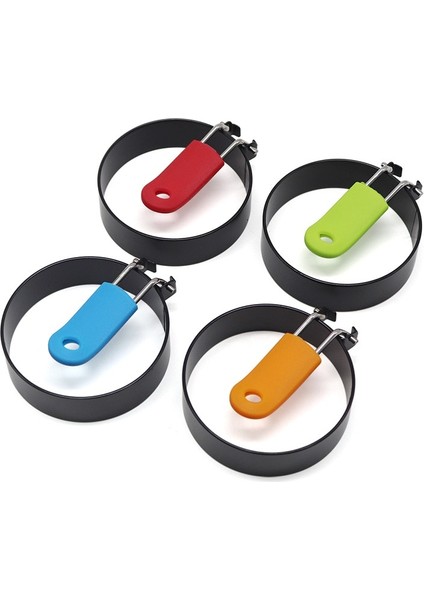 D Mavi 1 Adet Yuvarlak Paslanmaz Çelik Kızarmış Yumurta Kalıp El Gözleme Omlet Kalıp Yüzükler Dıy Kahvaltı Mutfak Pişirme Pişirme Araçları (Yurt Dışından) fırsatları