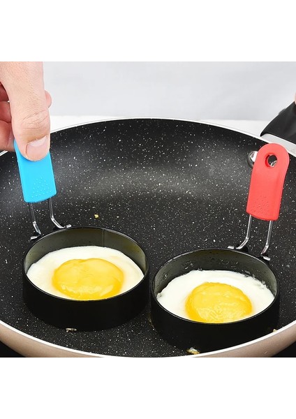 D Mavi 1 Adet Yuvarlak Paslanmaz Çelik Kızarmış Yumurta Kalıp El Gözleme Omlet Kalıp Yüzükler Dıy Kahvaltı Mutfak Pişirme Pişirme Araçları (Yurt Dışından) indirimleri