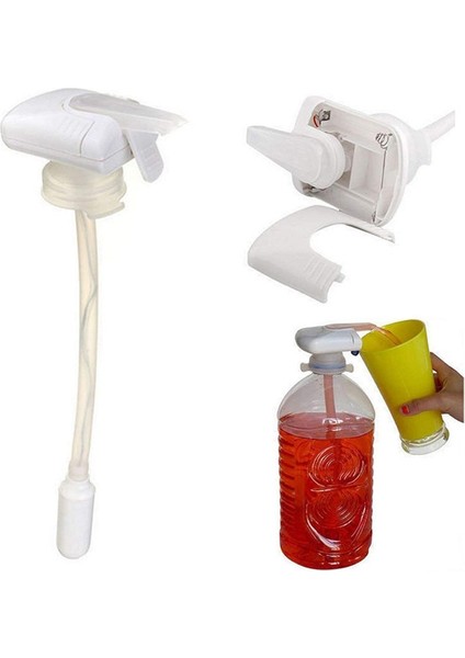 Bu 1 Adet Otomatik Içecek Saman Emme Cihazı Sihirli Musluk Elektrikli Su Süt Içecek Dağıtıcı Otomatik Pipet Ev Açık (Yurt Dışından)