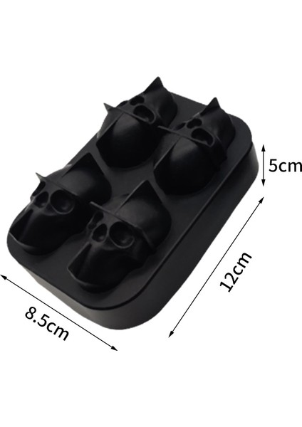 Blake 2020 Buz Küpü Makinesi Dıy Yaratıcı Silika Jel Tabancası Mermi Kafatası Şekli Tepsi Kalıp Ev Bar Partisi Serin Viski Şarap Dondurma Bar Aracı (Yurt Dışından) fiyatları