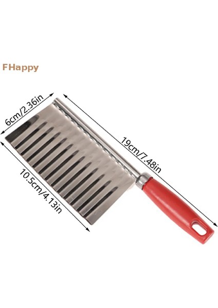 1 Adet Patates Dalgalı Kenarlı Bıçak Paslanmaz Çelik Mutfak Gadget Sebze Meyve Kesme Aleti Mutfak Aksesuarları Patates Kızartması Makinesi (Yurt Dışından) modelleri