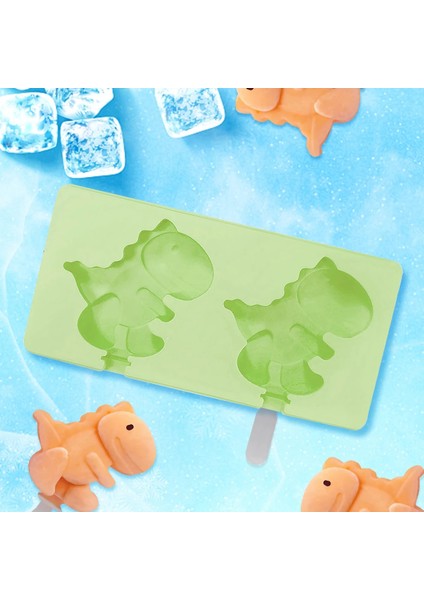 Stil 2 Esnek Silikon Dondurma Kalıp Dıy Çikolata Tatlı Popsicle Kalıpları Tepsi Buz Küpü Makinesi Ev Yapımı Araçları Yaz Parti Malzemeleri (Yurt Dışından) fırsatları
