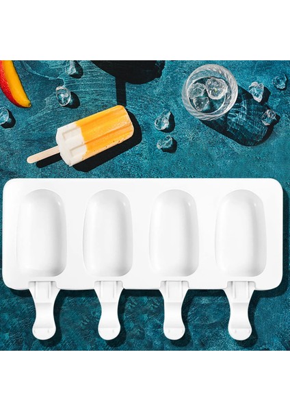 Stil 2 Esnek Silikon Dondurma Kalıp Dıy Çikolata Tatlı Popsicle Kalıpları Tepsi Buz Küpü Makinesi Ev Yapımı Araçları Yaz Parti Malzemeleri (Yurt Dışından) indirimleri
