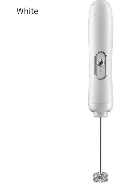 Beyaz 1 Adet El Elektrikli Süt Köpürtücü Yumurta Çırpıcı Makinesi Mutfak Içecek Köpürtücü Karıştırıcı Kahve Kreması Çırpma Köpüklü Karıştırma Araçları (Yurt Dışından)