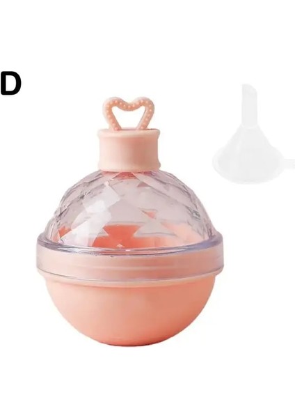 Pembe Buz Hokeyi Kalıp Silikon Viski Buz Küpü Kalıp Tepsi Küp Kalıp Yuvarlak Buz Buz Yapıcı Renkli Top Buz Kalıbı Büyük Kalıp Topu G7B2 (Yurt Dışından)