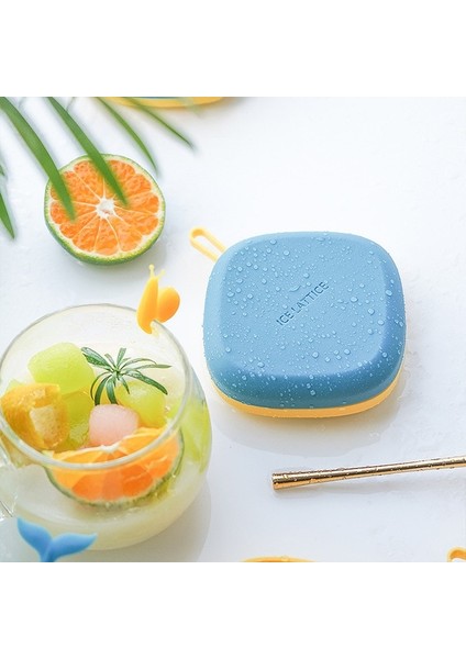 Kare Mini Renkli Popsicle Kalıp Kuzey Avrupa Silikon Buz Bloğu Kalıp Yaratıcı Ev Mutfak Buz Yapma Araçları (Yurt Dışından)