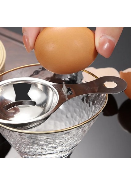C Yumurta Beyaz Ayırıcı Paslanmaz Çelik Aletler Yumurta Sarısı Filtre Aletleri Mutfak Aksesuarları Ayırma Hunisi Kaşık Bölücü Eşyaları (Yurt Dışından) fiyatları