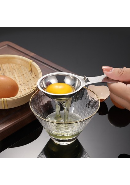 C Yumurta Beyaz Ayırıcı Paslanmaz Çelik Aletler Yumurta Sarısı Filtre Aletleri Mutfak Aksesuarları Ayırma Hunisi Kaşık Bölücü Eşyaları (Yurt Dışından) modelleri