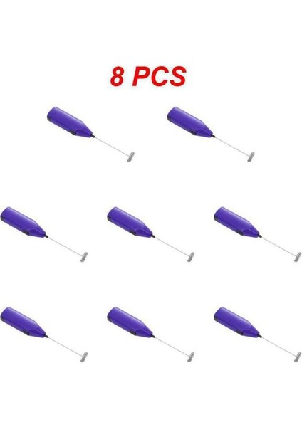4 8 Adet 5/8/10 Adet Çırpma Teli Verimli Pembe Içecek Karıştırıcı Taşınabilir Kullanışlı Elektrikli Karıştırma Çubuğu Kahve Karıştırma Süt Köpürtücü (Yurt Dışından)