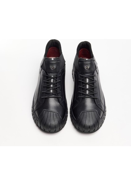 Lastik Bağcıklı Hakiki Deri Casual Erkek Ayakkabı modelleri