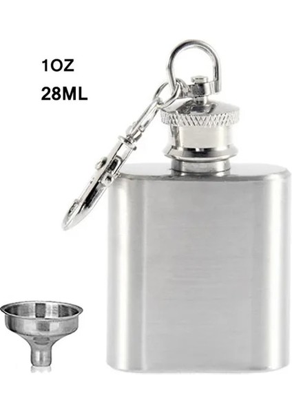 1 Oz Goalone 1 2 3 4 5 6 7 8 9 10 Oz Paslanmaz Çelik Cep Şişesi Huni ile Sızdırmaz Vidalı Kapak Cep Şişesi Alkol Viski Cep Şişesi (Yurt Dışından)
