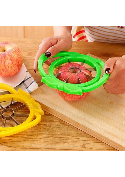 Rastgele Renk 8-Blade Elma Dilimleme Tart Kesici Kama Bölücü Paslanmaz Çelik Bıçaklar Meyve Kesici Elma Mango Domates Patates Kesme (Yurt Dışından) fiyatları