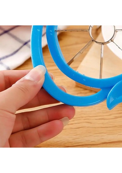 Rastgele Renk 8-Blade Elma Dilimleme Tart Kesici Kama Bölücü Paslanmaz Çelik Bıçaklar Meyve Kesici Elma Mango Domates Patates Kesme (Yurt Dışından) fırsatları