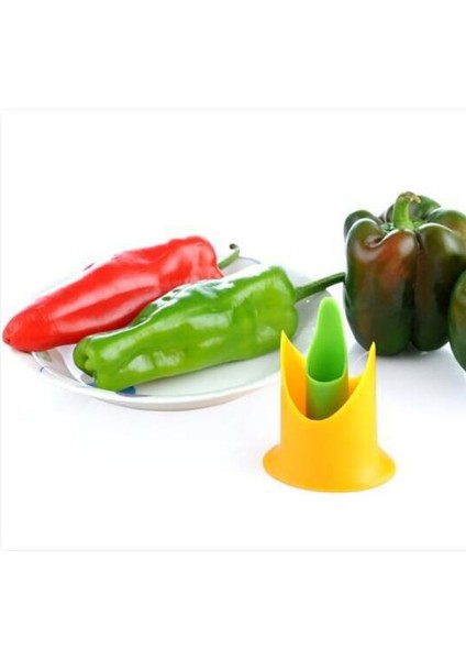 Sarı 2 Adet Yaratıcı ve Emek Tasarrufu Mutfak Aracı Tohum Kazıcı Meyve ve Sebze Tart Biber Ekme Makinesi Aksesuarları Ev (Yurt Dışından) modelleri
