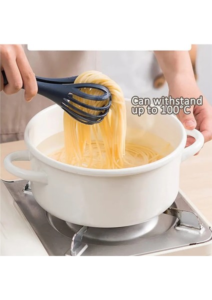 Turuncu 1 Adet 2'si 1 Arada Yiyecek Klipsi ve Yumurta Çırpma Mutfak Aleti - Salata Karıştırıcı ve Yiyecek Klipsi - Yumurta ve Erişte Için El Plastik Ekmek Klipsi (Yurt Dışından) modelleri