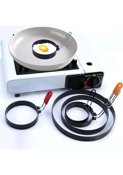 5 Adet 1 Takım Yumurta Halkası Paslanmaz Çelik Krep Kalıp Silikon Saplı Yuvarlak Yumurta Kalıp Ev Mutfak Restoran Için (Yurt Dışından) modelleri