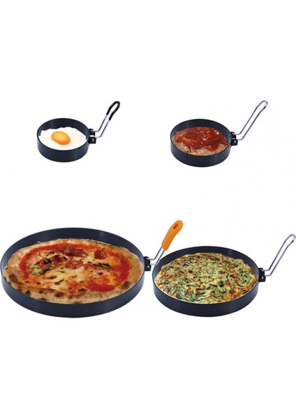 5 Adet 1 Takım Yumurta Halkası Paslanmaz Çelik Krep Kalıp Silikon Saplı Yuvarlak Yumurta Kalıp Ev Mutfak Restoran Için (Yurt Dışından) fırsatları