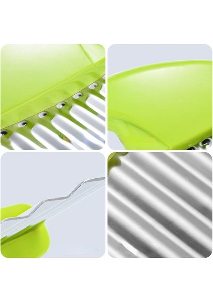 Turuncu Patates Cipsi Dilimleme Kesici Sebze Meyve Oluklu Dalgalı Bıçak Patates Kızartması Patates Doğrayıcı Mutfak Gadget Aksesuarları Pişirme (Yurt Dışından) indirimleri