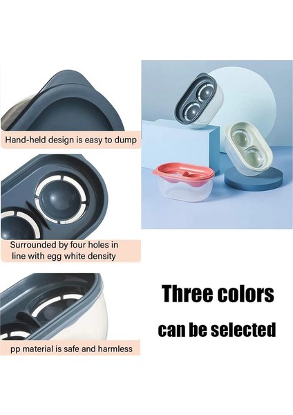 Stil 1 Yumurta Ayırıcı Yumurta Beyazı Ayırıcı Sarısı Filtre Saklama Kutusu Gıda Sınıfı Mutfak Aletleri Yumurta Ayırıcı Pişirme Aracı Çıkarıcı (Yurt Dışından) modelleri