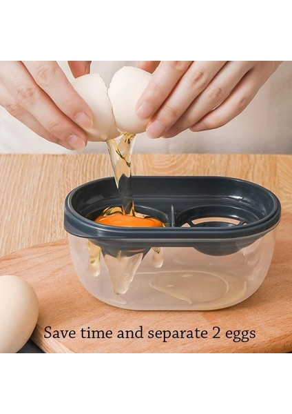 Stil 1 Yumurta Ayırıcı Yumurta Beyazı Ayırıcı Sarısı Filtre Saklama Kutusu Gıda Sınıfı Mutfak Aletleri Yumurta Ayırıcı Pişirme Aracı Çıkarıcı (Yurt Dışından) indirimleri