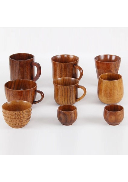 N Yüksek Kaliteli Yaratıcı Doğal Ahşap Kupa Kahve Şarap Bardağı Su Isıtıcısı Yalıtım Çay Bardağı Aile Için Çay Odası Bar Bira Süt Drinkware (Yurt Dışından)
