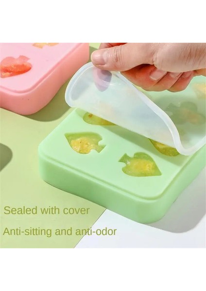 Sarı Buz Yapma Kutusu Çeşitli Şekiller Kapaklı Gıda Sınıfı Kalıp Tepsileri Mutfak Diy Aksesuarları Buz Yapım Makinesi Buzdolapları Silikon (Yurt Dışından) indirimleri