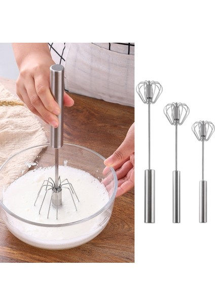 34 cm Yarı Otomatik Yumurta Çırpıcı 304 Paslanmaz Çelik Yumurta Çırpma Manuel El Mikseri Kendiliğinden Dönen Yumurta Karıştırıcı Mutfak Aksesuarları Yumurta Araçları (Yurt Dışından) fiyatları