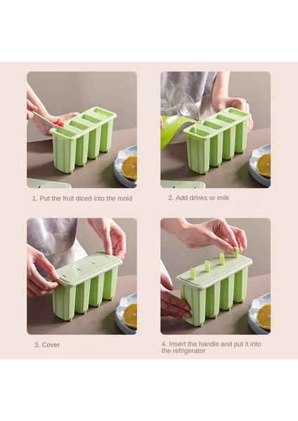 1 Adet Buz Buzlu Şeker Kutusu Artefakt Ev Popsicle Dondurma Kalıp Dondurma Kutusu Kendi Kendine Dondurulmuş Dondurma Araçları Mutfak Gereçleri (Yurt Dışından) fırsatları