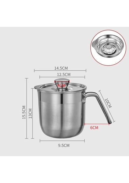 Kapaklı2 304 Paslanmaz Çelik Yumurta Akı Ayırıcı Yumurta Ayırma Bebek Maması Takviyesi Yumurta Sarısı Protein Filtre Kase Ev Yumurta Pişirici (Yurt Dışından)