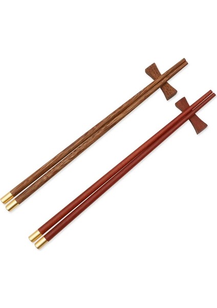 E Wenge Ahşap 5 Çift 5 Çift Yüksek Kaliteli Çin Çubuklarını El Yapımı Doğal Wengewood Çubuklarını Set Sandal Ağacı Sofra Çubuklarını Çatal Bıçak Kaşık Seti (Yurt Dışından)