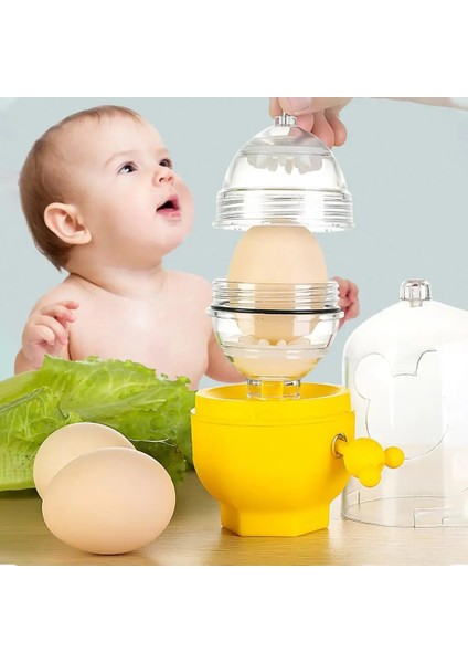 Yumurta Kesici Yumurta Sarısı Karıştırma Çırpma Mutfak Bebek Maması Araçları Yumurta Karıştırma Karışımı Makinesi Çektirme Çok Kesici Ev Dilimleme Gadget (Yurt Dışından)