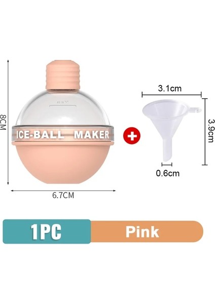 1 Pc Pembe Yaratıcı Buz Topu Kalıp Viski Küresel Buz Küpü Ampuller Buz Kalıp Gıda Sınıfı Silikon Buz Küpü Topu Makinesi Kalıp Bar Araçları (Yurt Dışından) fiyatları